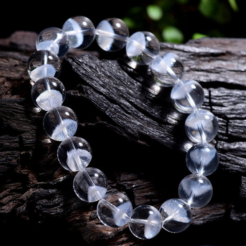 Women's Natural White Ghost Pyramid Bracelet
