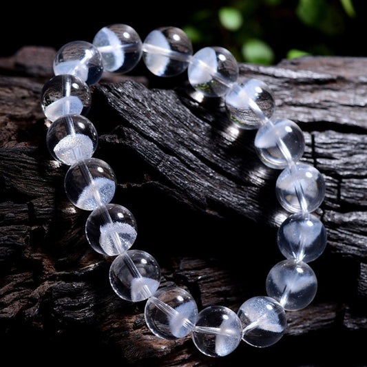 Women's Natural White Ghost Pyramid Bracelet