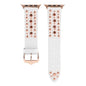 Compatible with Apple, Strap Silver Nails, Gold Nails, Rose Gold Nails Iwatch54321 Rivet Leather Strap