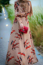 Slim Fit Oversized Luxury Dress Parent-child Outfit