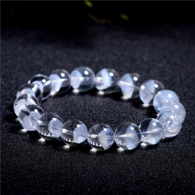 Women's Natural White Ghost Pyramid Bracelet