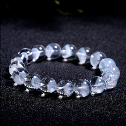 Women's Natural White Ghost Pyramid Bracelet