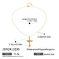 Zircon Titanium SS Necklace Light Luxury High-grade Jewelry