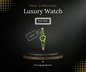 3D Crystal Stones Bracelet Style Watch for Women