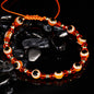 Rainbow Eye Crystal Bead Pull Adjustable Bracelet