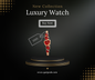 3D Crystal Stones Bracelet Style Watch for Women