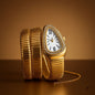 Luxury Snake Bracelet Women Watch – Premium Stones Case Ladies Wrist Watch with Different Colours