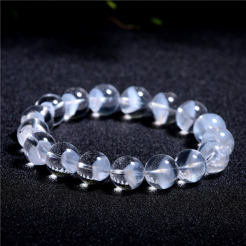 Women's Natural White Ghost Pyramid Bracelet