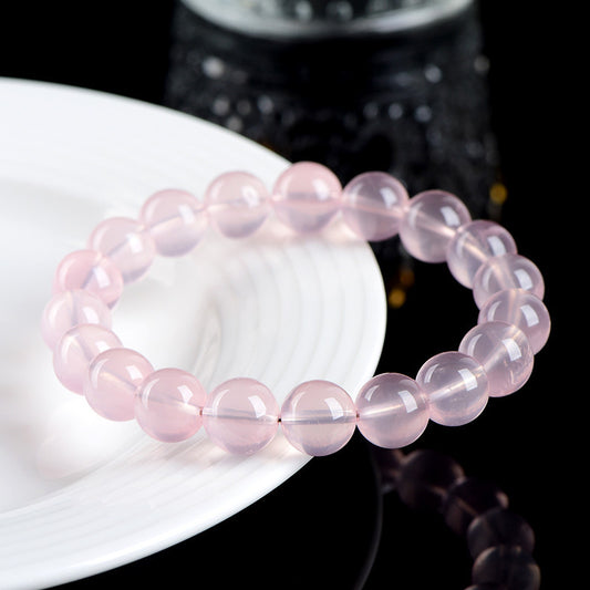 Natural Starlight Crystal Round Beads Women's Bracelet