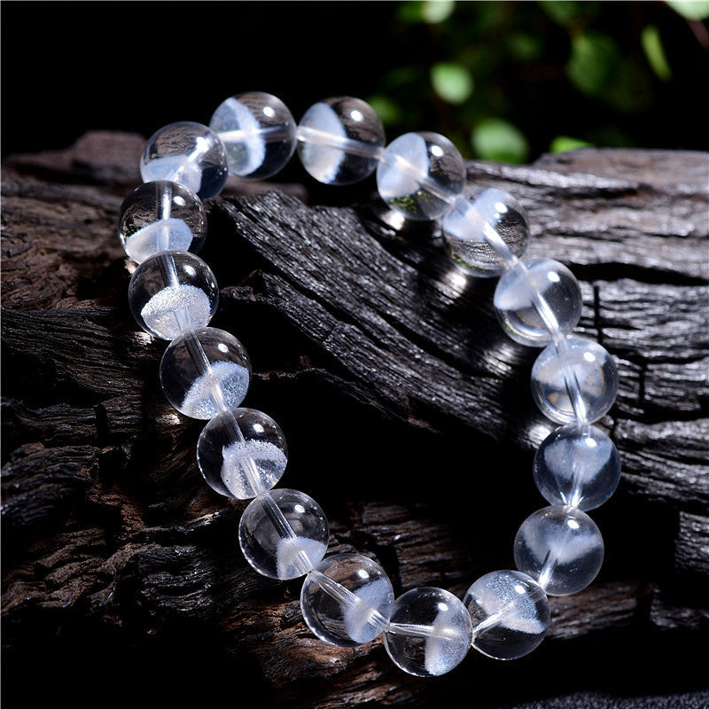 Women's Natural White Ghost Pyramid Bracelet